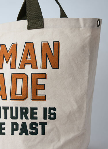 HUMAN MADE 大号帆布托特包  白色 hmd0161010