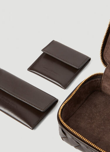 Bottega Veneta イントレチャート ジュエリーケース ブラウン bov0254016