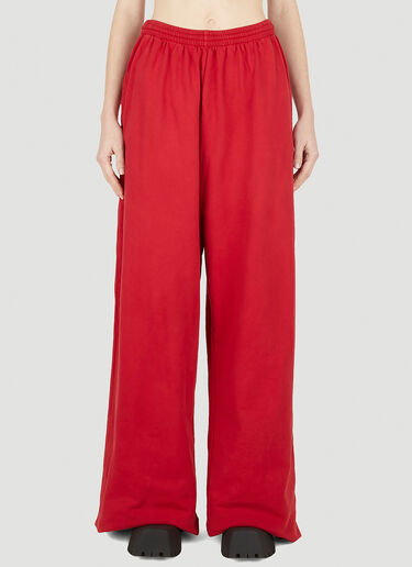 Balenciaga Extra Long Pants Red bal0247033