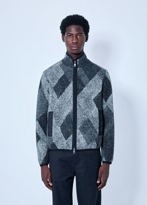Moncler Zip Up Cardigan Grey mon0166001