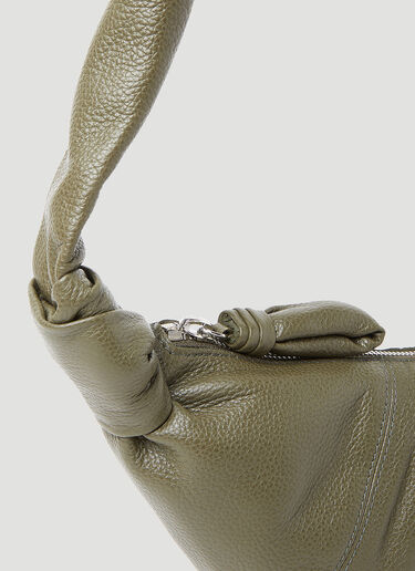 Lemaire Small Croissant Shoulder Bag Green lem0254017