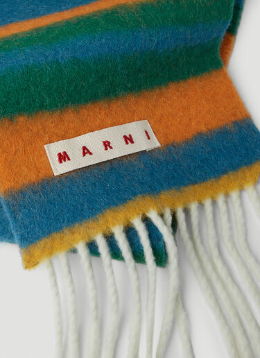 Stripe Scarf Marni Stripe Scarf Green mni0151036