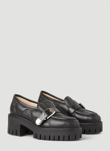 Gucci GG Matelassé Loafers Black guc0251086