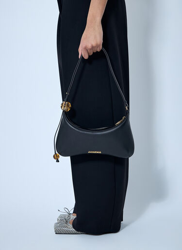 Jacquemus Le Bisou Perle Shoulder Bag Black jac0260024