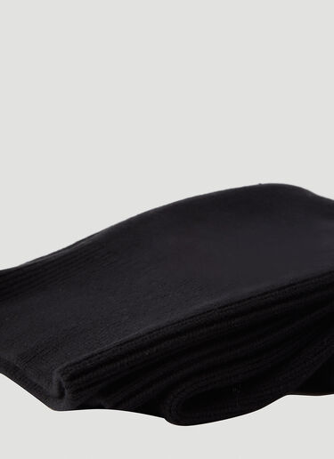Jil Sander Fine-Knit Scarf Black jil0245016