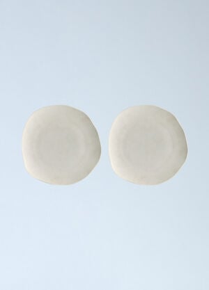 Seletti Set Of Two Native Dinner Plates White wps0691119