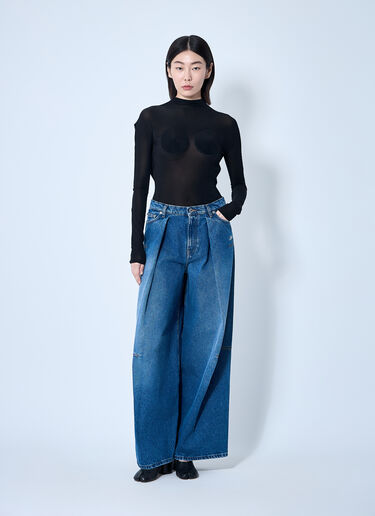 Jean Paul Gaultier 露背锥形上衣  黑色 jpg0260007