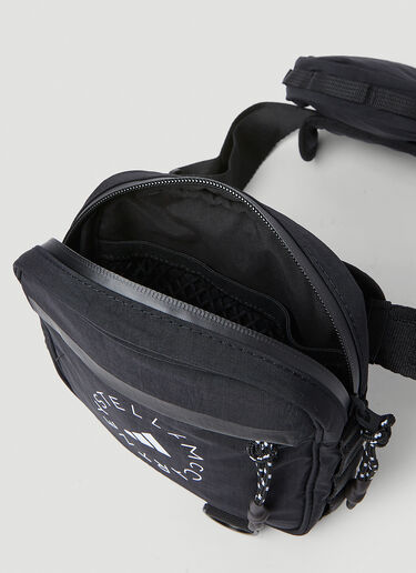 adidas by Stella McCartney Logo Print Belt Bag Black asm0251040