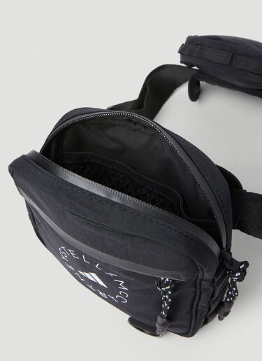 로고 프린트 벨트백 adidas by Stella McCartney 로고 프린트 벨트백 블랙 asm0251040