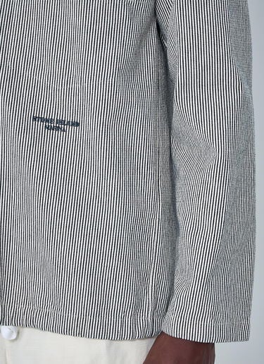 Stone Island Striped Hooded Jacket Navy sto0164047