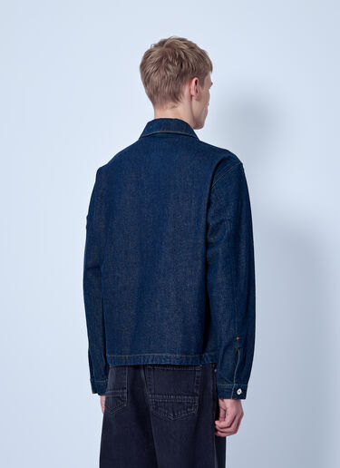 LN-CC® - Stone Island: Denim Shirt Jacket - Blue Stone Island Denim Shirt Jacket Blue sto0165105