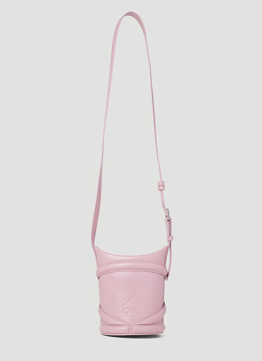 Alexander McQueen Curve Shoulder Bag Pink amq0251007