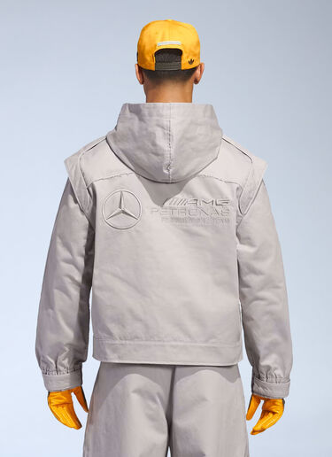 adidas x Bad Bunny x Mercedes AMG F1 Logo Motif Jacket Grey adi0364003