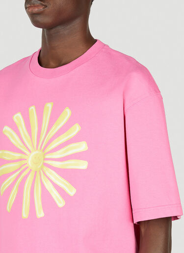 Jacquemus Le Soleil T-Shirt Pink jac0151014