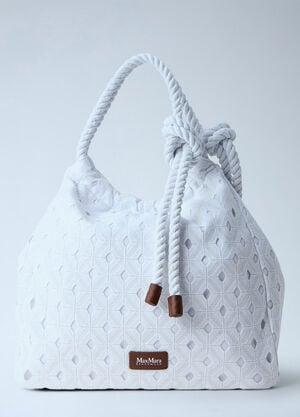 Max Mara Arte Tote Bag White max0264060