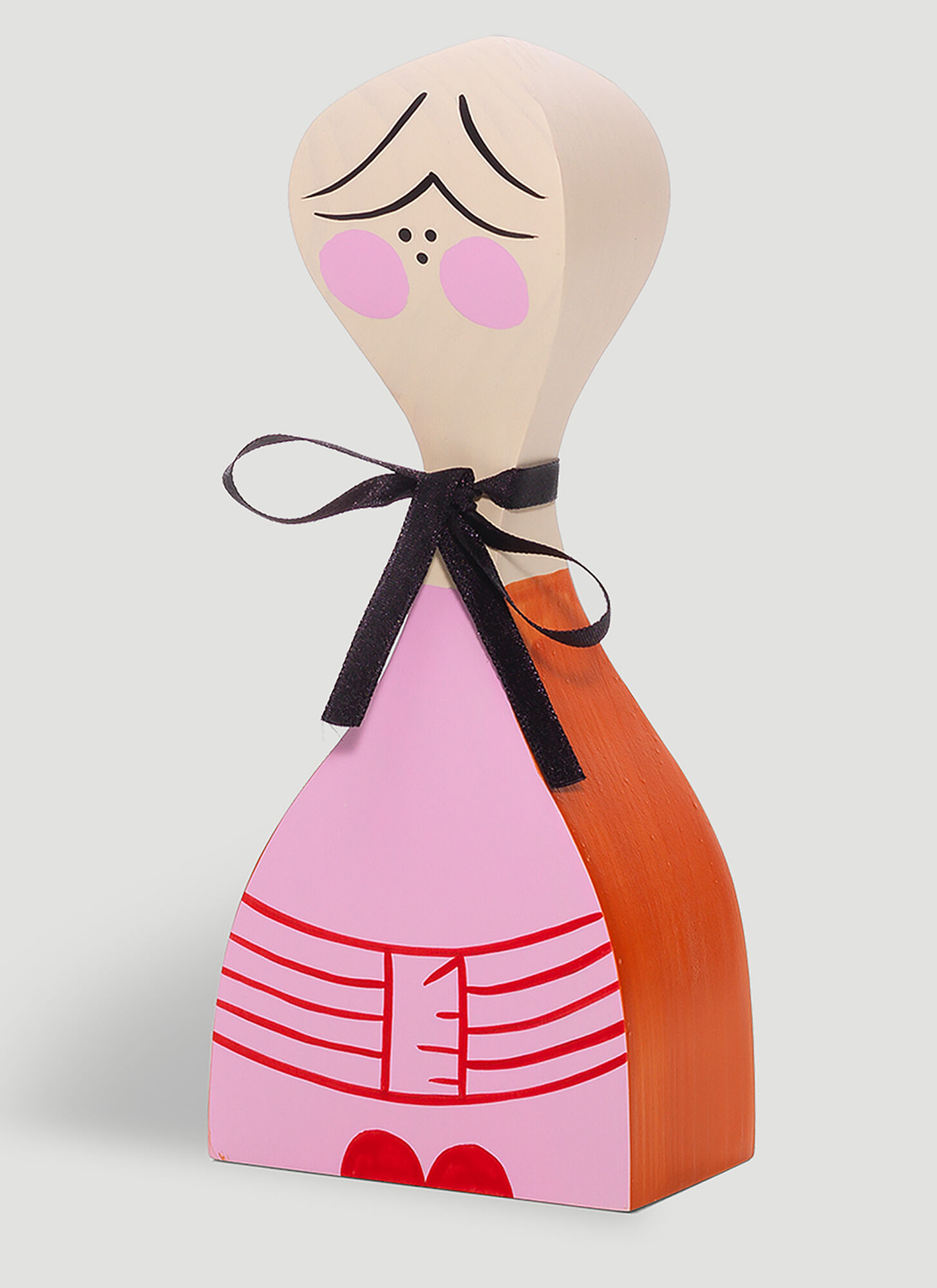 Shop Vitra Wooden Doll No. 2 In Pink