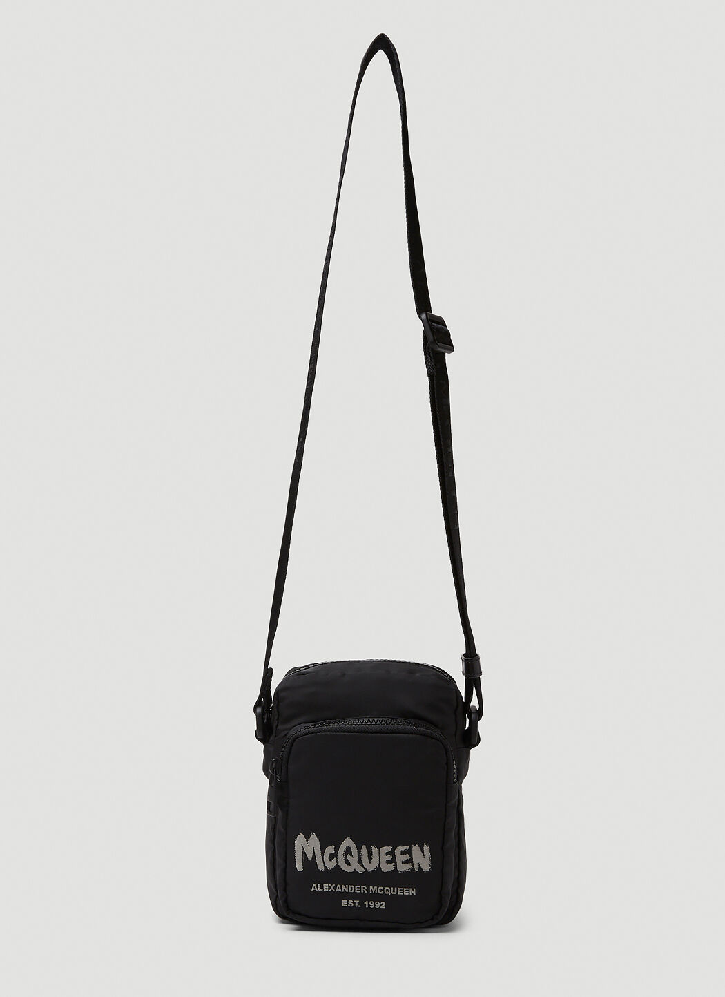 Alexander McQueen Graffiti Logo Mini Messenger Crossbody Bag in