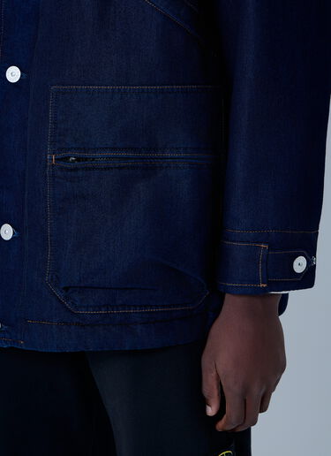 데님 후드 쇼트 파카 재킷 Stone Island 데님 후드 쇼트 파카 재킷 네이비 sto0162084