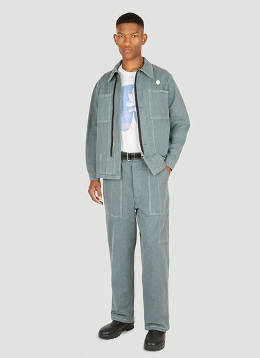 OAMC RE-WORK Swiss Army Pants Blue omr0150003