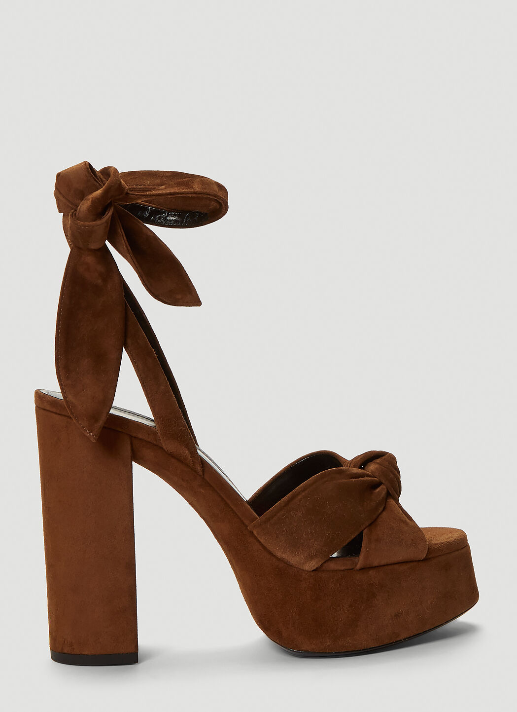 Tan suede platform outlet heels
