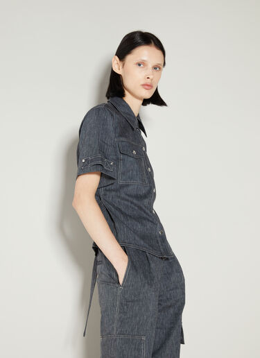 ユーティリティショートスリーブシャツ Helmut Lang ユーティリティショートスリーブシャツ ブルー hlm0253011