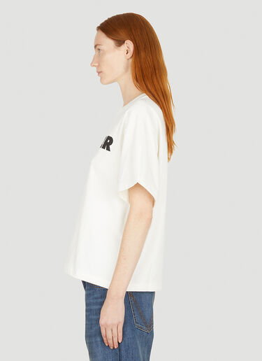 Jil Sander Logo Print T-Shirt Beige jil0252014