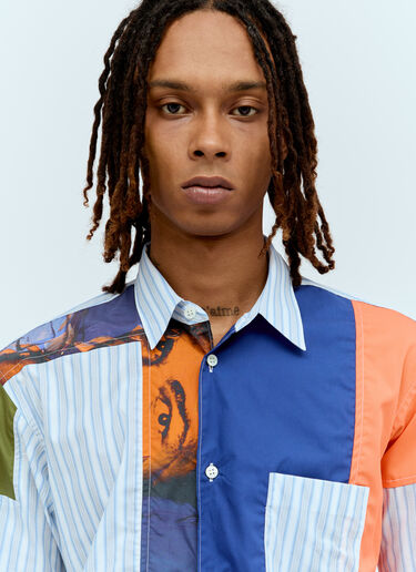 Comme des Garçons SHIRT x Andy Warhol 拼布衬衫 蓝色 cdg0156003