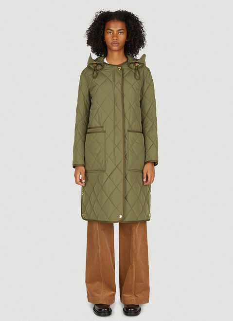 TOTEME Quilted Coat Camel tot0253001