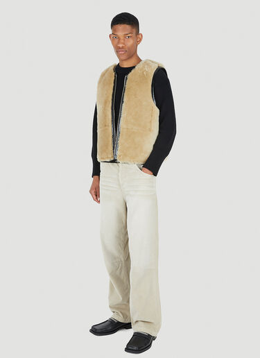 Our Legacy Reversible Sleeveless Jacket Beige our0146039