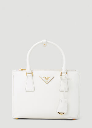 Prada Small Galleria Handbag White pra0254027