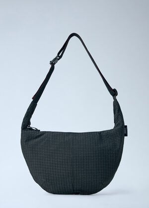 Comme des Garçons Homme Grid Check Shoulder Bag Black cdh0164005
