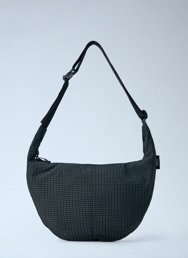 Comme des Garçons Homme Grid Check Shoulder Bag Black cdh0164005