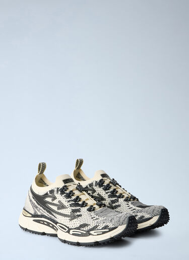 LN-CC® - Off-White: Be Right Back Knit Sneakers - Beige Off-White Be Right Back Knit Sneakers Beige ofw0164237