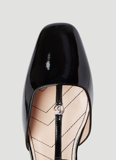 Gucci Double G Ballerina Flats Black guc0253091