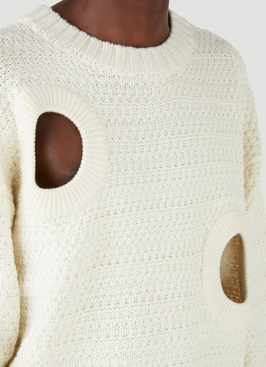 Wynn Hamlyn Portal Sweater Cream wyh0146001