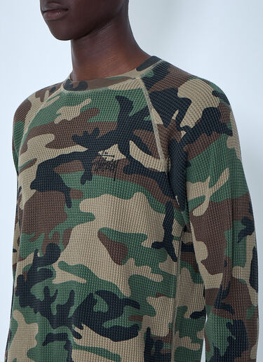 Ribbed Long Sleeve Sweatshirt Stüssy Ribbed Long Sleeve Sweatshirt Green sts0164009