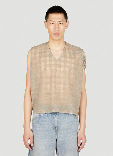 Our Legacy Double Lock Vest Beige our0153004