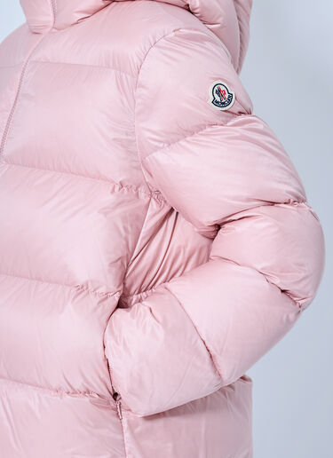 LN-CC® - Moncler: Feligule Hooded Short Down Jacket - Pink Moncler Feligule Hooded Short Down Jacket Pink mon0266006