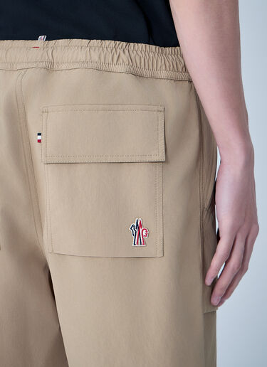 Moncler Grenoble Elasticated Waist Cargo Shorts Camel mog0164008