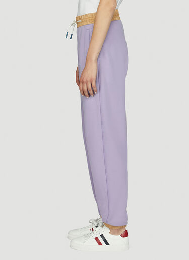 Moncler Contrast Trim Track Pants Lilac mon0247035