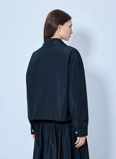 LN-CC® - Max Mara: Collared Button-Up Jacket - Black Max Mara Collared Button-Up Jacket Black max0265206