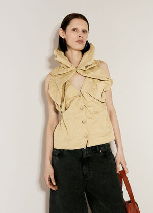 Kiko Kostadinov Lozen Gilet Beige kko0256006
