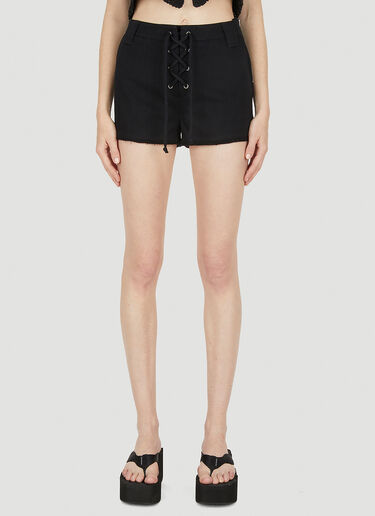 TheOpen Product Lace Up Shorts Black top0248002