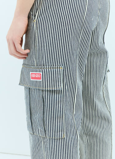 Kenzo Striped Army Jeans Blue knz0156001