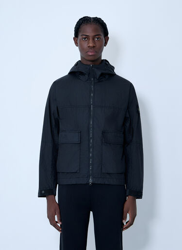 Stone Island Short Parka Jacket Black sto0164006