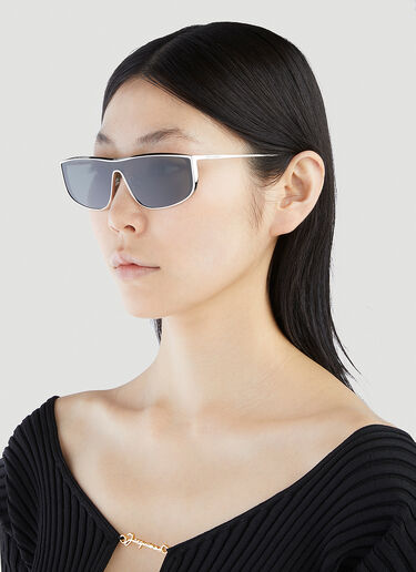 605 Sunglasses Saint Laurent 605 Sunglasses Silver sla0251202