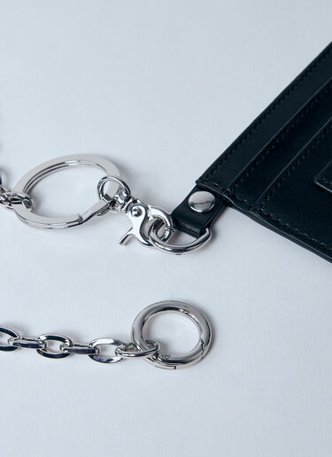 Vivienne Westwood 扁平链带卡夹钱包  黑色 vvw0159012