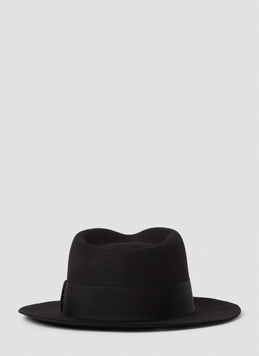 Fedora Hat Saint Laurent Fedora Hat Black sla0249262