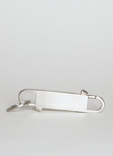 Rick Owens Gemini Keychain Silver ric0155039