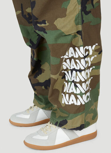 Nancy No Pleasure Cargo Pants Green ncy0153008